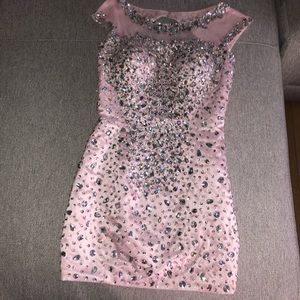 short fitting formal dress